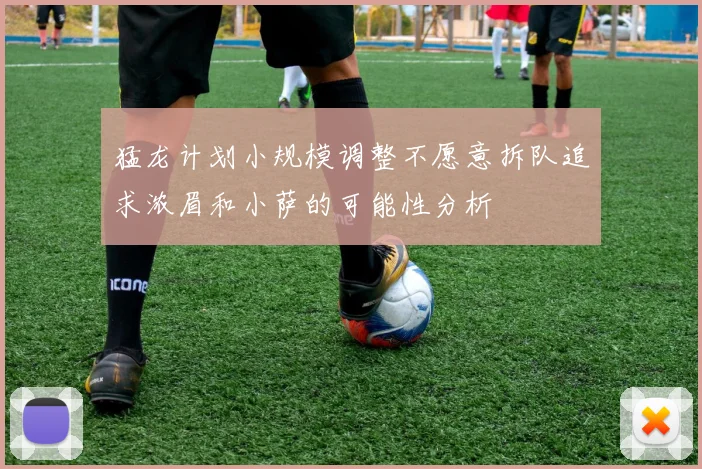 猛龙计划小规模调整不愿意拆队追求浓眉和小萨的可能性分析